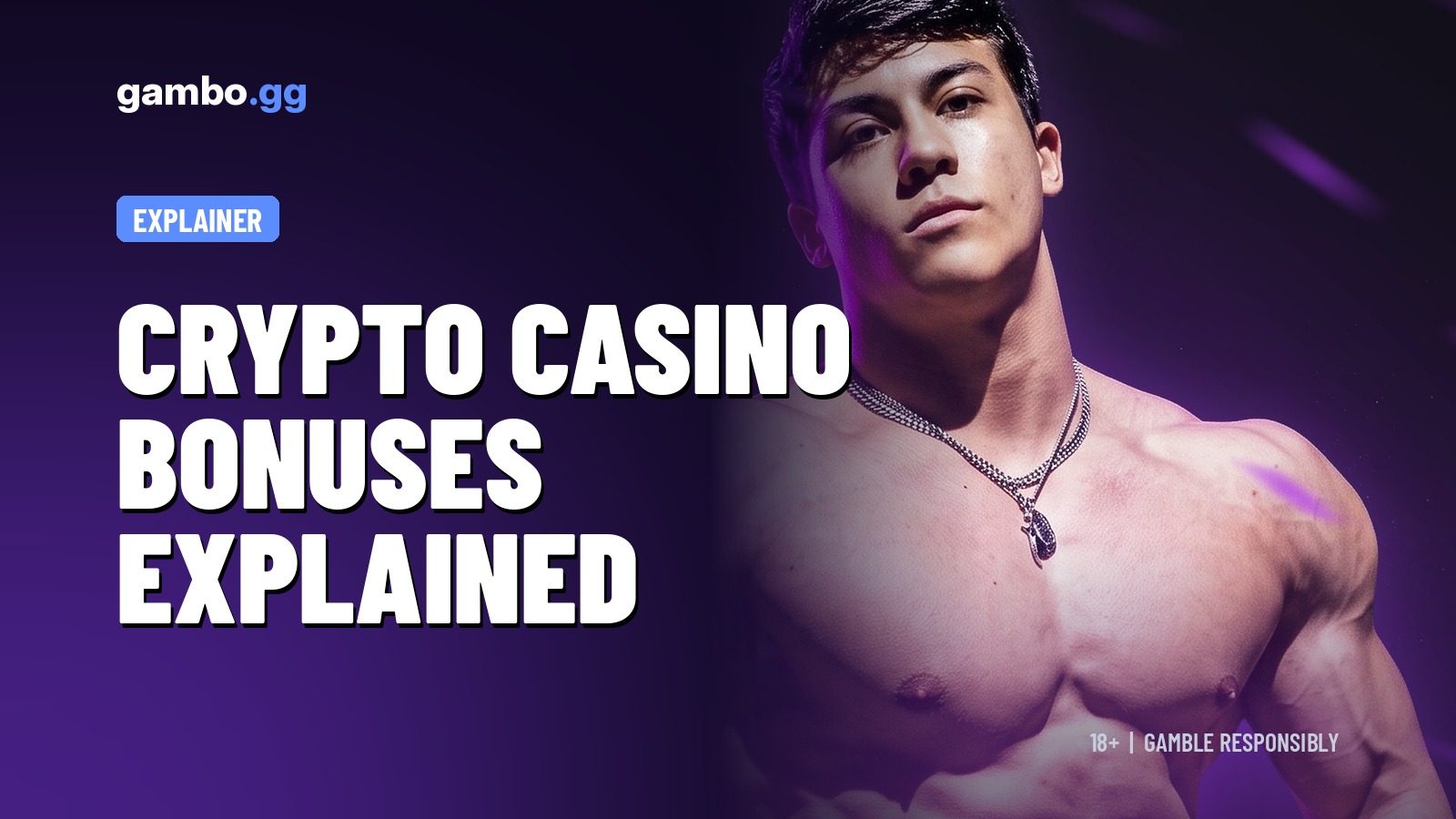 gambo.gg banner reading Crypto Casino Bonuses Explained